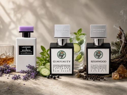 TRIO NOWOŚCI Z USA Lavender &amp; Bourbon, Ginfinity, Resinwood Potocka Perfumery.webp